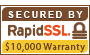 Sicher einkaufen: Secured by RapidSSL